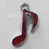 CCB plastic Pendant with enamel, 30x21mm, Sold by Bag