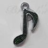 CCB plastic Pendant with enamel, 30x21mm, Sold by Bag