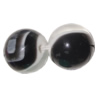 Resin Beads, Round 14mm Hole:2.5mm Sold by Bag