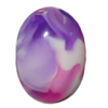 Resin Beads, Half Oval 37x27mm Thickness:13mm Hole:2mm Sold by Bag