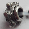 Bead Zinc Alloy Jewelry Findings Lead-free, 4x6mm Hole:2mm, Sold by Bag
