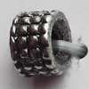 Bead Zinc Alloy Jewelry Findings Lead-free, 3x5mm Hole:1.5mm, Sold by Bag