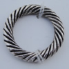 Bead Zinc Alloy Jewelry Findings Lead-free, Donut 13mm,8.5mm Sold by Bag