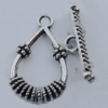 Clasp Zinc Alloy Jewelry Findings Lead-free, 14x15mm Hole:2mm Sold by KG