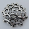 Bead Caps Zinc Alloy Jewelry Findings Lead-free, 13mm, Hole:1mm Sold by Bag