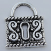 Pendant Zinc Alloy Jewelry Findings Lead-free, 15x20mm Hole:7mm Sold by Bag
