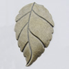 Iron Jewelry finding Pendant Lead-free, Leaf 50x90mm, Sold by Bag