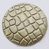 Iron Jewelry finding Pendant Lead-free, Round 60mm, Sold by Bag