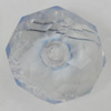 Transparent Acrylic Beads, 20mm Hole:2mm, Sold by Bag