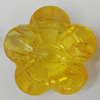 Transparent Acrylic Beads, Flower 23mm Hole:1mm, Sold by Bag