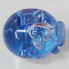Transparent Acrylic Beads, Pig 20x17mm Hole:1mm, Sold by Bag