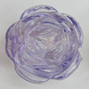 Transparent Acrylic Beads, Flower 25mm Hole:2mm, Sold by Bag