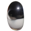 Resin Beads, Half Oval 33x18mm  Hole:2mm Sold by Bag