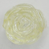 Transparent Acrylic Beads, Flower 17mm Hole:2mm, Sold by Bag