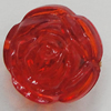 Transparent Acrylic Beads, Flower 17mm Hole:2mm, Sold by Bag