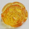 Transparent Acrylic Beads, Flower 17mm Hole:2mm, Sold by Bag