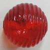 Transparent Acrylic Beads, Edge Round 19mm Hole:3mm, Sold by Bag