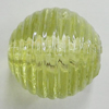 Transparent Acrylic Beads, Edge Round 19mm Hole:3mm, Sold by Bag