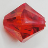 Transparent Acrylic Beads, Bicone 21x22mm Hole:2.5mm, Sold by Bag