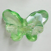 Transparent Acrylic Beads, Butterfly 27x18mm Hole:2.5mm, Sold by Bag