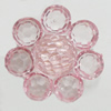 Transparent Acrylic Beads, Flower 32mm Hole:3mm, Sold by Bag