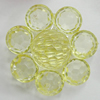 Transparent Acrylic Beads, Flower 32mm Hole:3mm, Sold by Bag