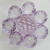 Transparent Acrylic Beads, Flower 32mm Hole:3mm, Sold by Bag