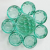 Transparent Acrylic Beads, Flower 32mm Hole:3mm, Sold by Bag