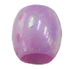 Solid Acrylic Beads, Oval 12x11.5mm Hole:6mm, Sold by Bag