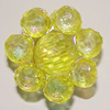 Transparent Acrylic Beads, Flower 20mm Hole:2.5mm, Sold by Bag