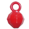 Solid Acrylic Pendant/Charm, 15x7mm Hole:2mm, Sold by Bag
