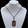 17 Inch Cowhide (Cowskin) with waxed cotton and Jewelry Beads Necklace  Sold by Bag 