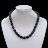 18 Inch Cowhide (Cowskin) with waxed cotton and Jewelry Beads Necklace  Sold by Bag 