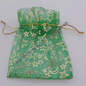 Organza Gift Jewelry Bag, 70x90mm Sold by Bag