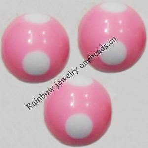 Handmade Solid Acrylic Beads, Round 12mm, Sold by Bag