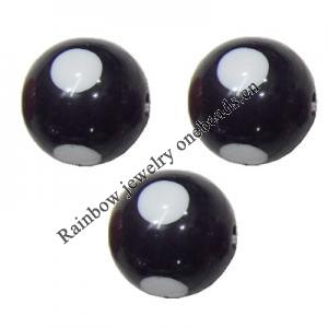 Handmade Solid Acrylic Beads, Round 16mm, Sold by Bag