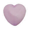 Solid Acrylic Beads, Heart 15x18mm Hole:1mm, Sold by Bag