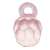 Transparent Acrylic Pendant/Charm, 16x10mm Hole:4mm, Sold by Bag