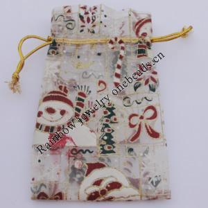 Organza Gift Jewelry Bag, 90x120mm Sold by Bag