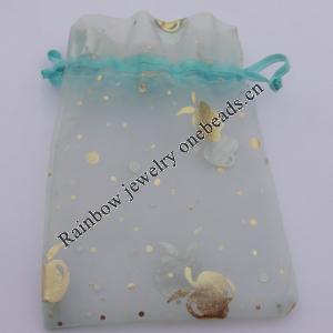 Organza Gift Jewelry Bag, 90x120mm Sold by Bag