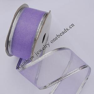 Ribbon Jewelry Printing Satin Ribbon(Christmas), 38mm Length:10 yards, Sold by PC