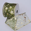 Ribbon Jewelry Printing Satin Ribbon(Christmas), 60mm Length:10 yards, Sold by PC