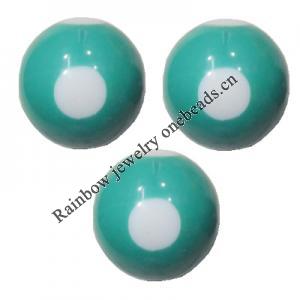 Handmade Solid Acrylic Beads, Round 12mm, Sold by Bag