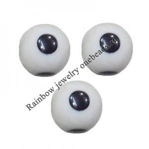 Handmade Solid Acrylic Beads, Round 16mm, Sold by Bag