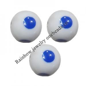 Handmade Solid Acrylic Beads, Round 12mm, Sold by Bag