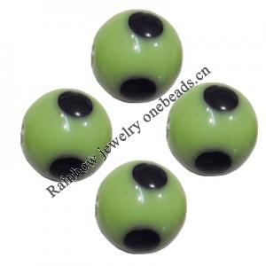 Handmade Solid Acrylic Beads, Round 20mm, Sold by Bag