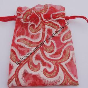 Organza Gift Jewelry Bag, 70x90mm Sold by Bag