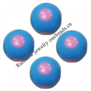 Handmade Solid Acrylic Beads, Round 12mm, Sold by Bag