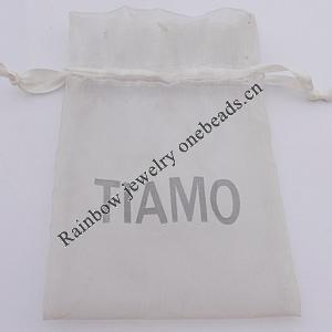 Organza Gift Jewelry Bag, 110x160mm Sold by Bag