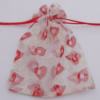 Organza Gift Jewelry Bag, 70x90mm Sold by Bag